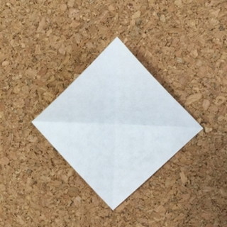 ハートのしおりの折り方1-3